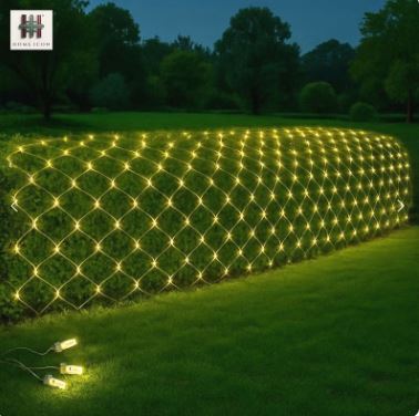 Outdoor LED Net Mesh Lights – 3M × 2M, 204 LED Waterproof